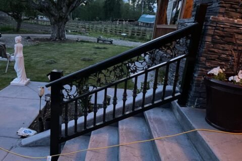 aluminum stair railing