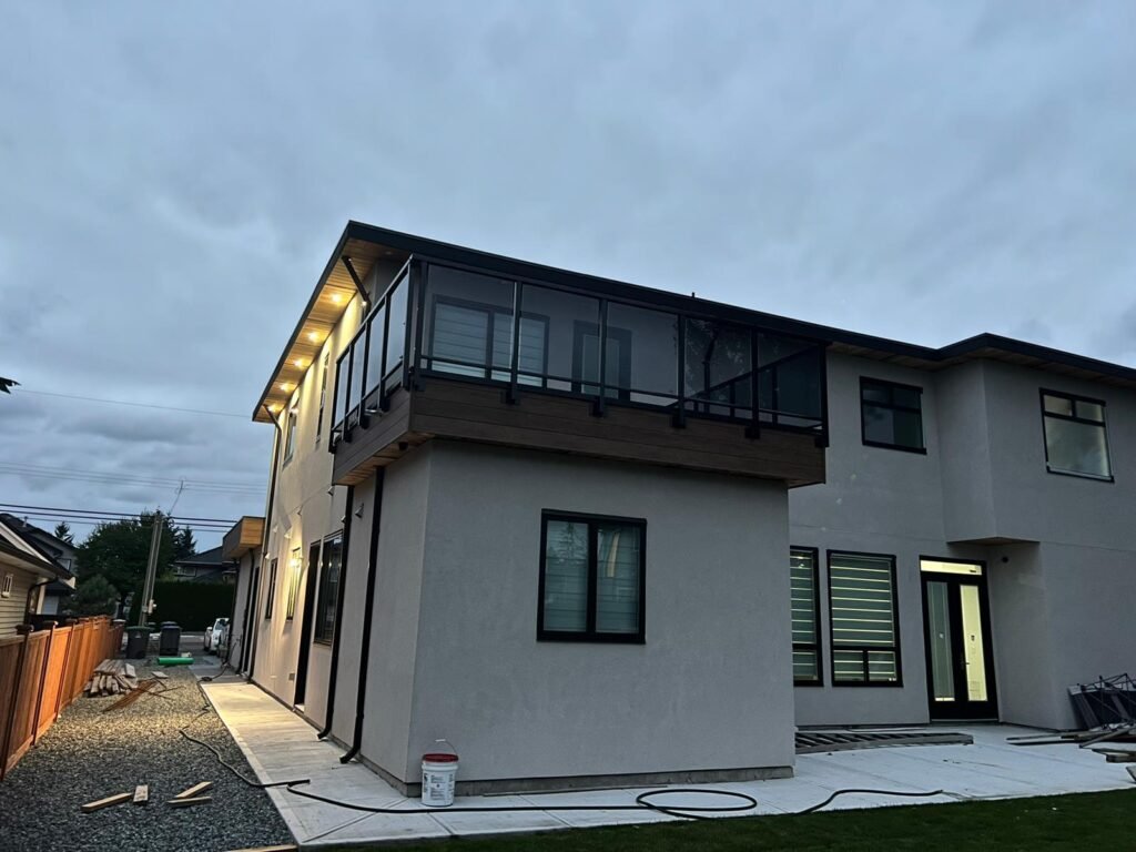 aluminum glass railing