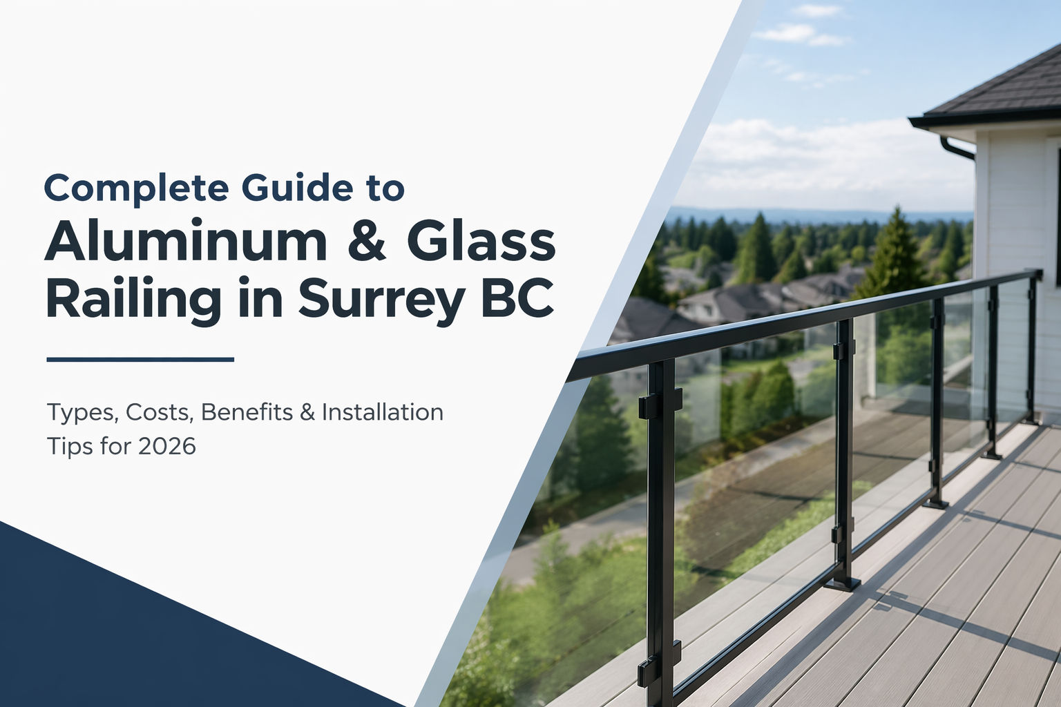 aluminum railing Surrey BC