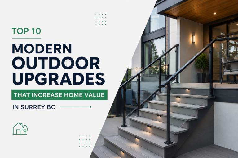 modern outdoor upgrades Surrey BC