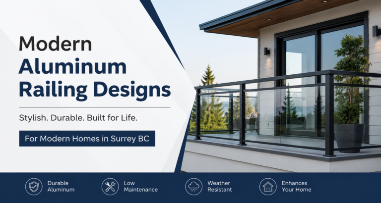 aluminum railing designs Surrey BC