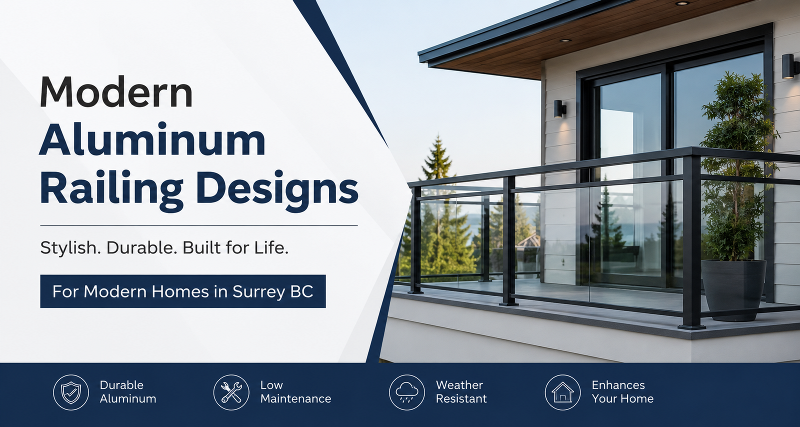 aluminum railing designs Surrey BC