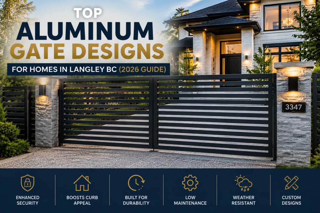 aluminum gate designs Langley BC