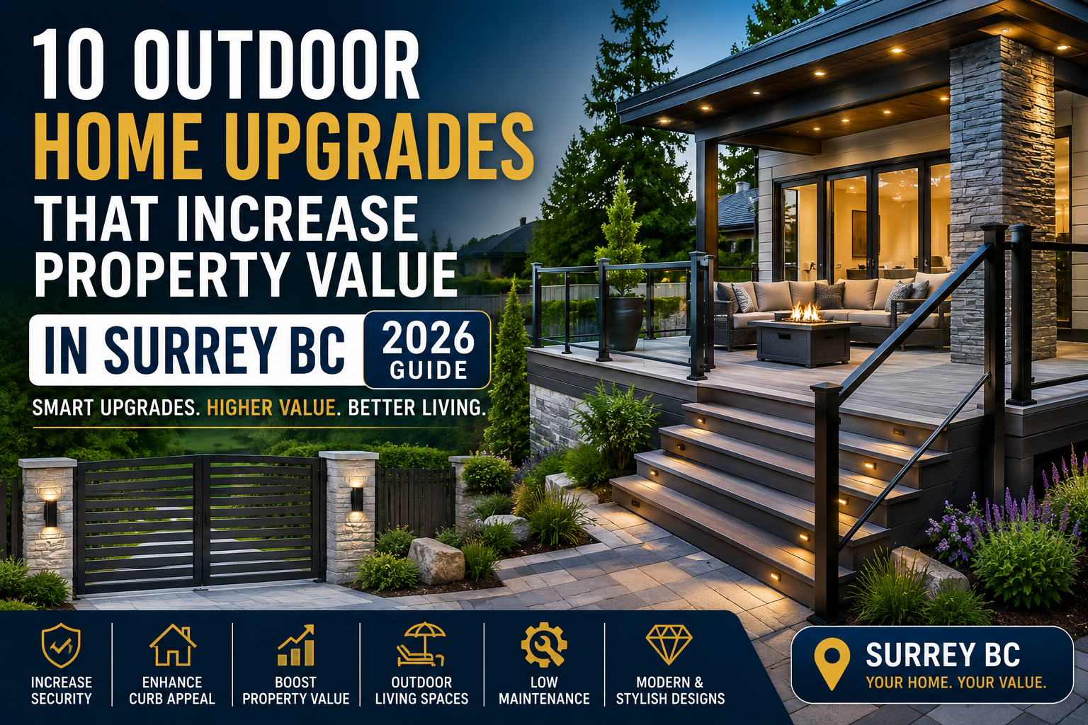 outdoor home upgrades Surrey BC