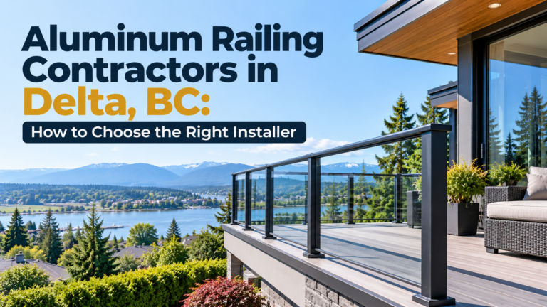 Aluminum Railing Contractors in Delta, BC: How to Choose the Right Installer