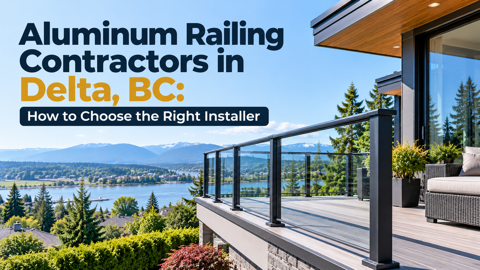 Aluminum Railing Contractors in Delta, BC: How to Choose the Right Installer